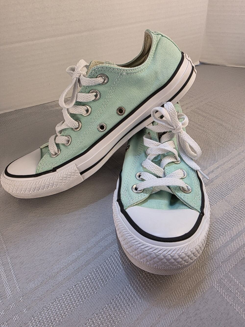 Converse All Star Women's Size 7 Sneakers Mint Green Low Top Tennis Shoes